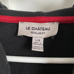 Quality Le Chateau Regular Fit-Large Black Hoodie with pockets